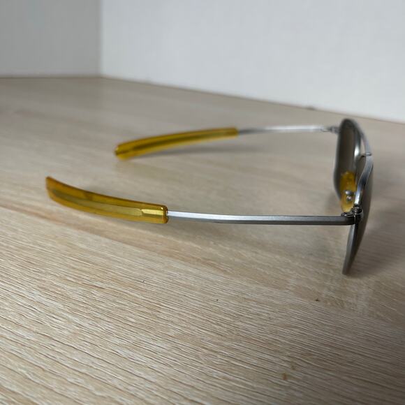 Vintage Randolph Engineering Mil-Spec 5 1/2 Sunglasses Matte Chrome READ 52-20 - Picture 13 of 13